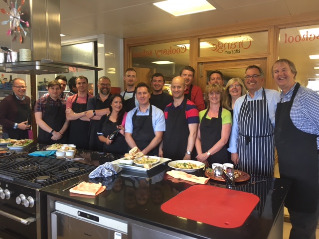 Team Builds At The Orange Kitchen Becketts Farm